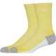 ASICS PERFORMANCE RUN SOCK CREW YELLOW