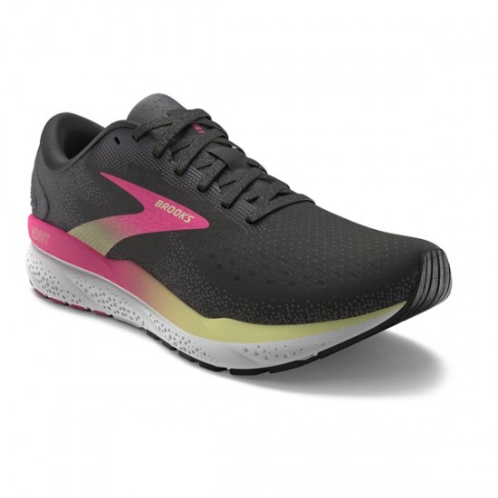 BROOKS GHOST 16 donna Black Pink Yellow