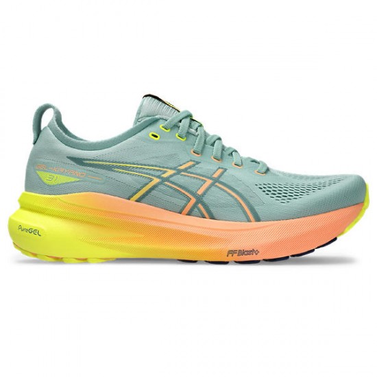 ASICS GEL-KAYANO 31 PARIS- Light Celadon/Safety Yellow