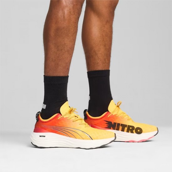 PUMA FOREVER RUN NITRO FAD, SUN STREAM-SUNSET GLOW-WHITE