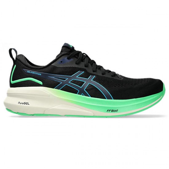 ASICS LGEL FORTITUDE 9-BLACK/DIGITAL AQUA