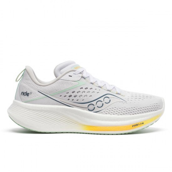 SAUCONY RIDE 17 donna-WHITE/PEEL