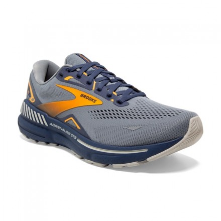 BROOKS ADRENALINE GTS 23-Grey/Crown Blue/Orange