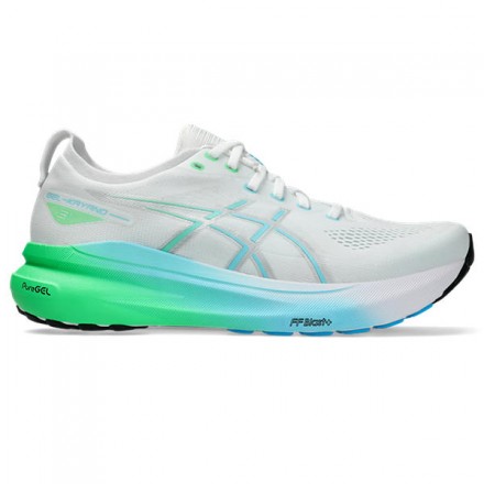 ASICS GEL-KAYANO 31 - WHITE/BRIGHT CYAN