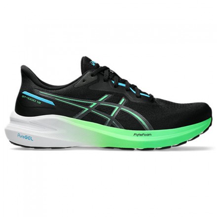 ASICS GT-1000 13- BLACK/DIGITAL AQUA