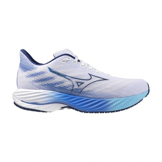 MIZUNO WAVE RIDER 18- White/Estate Blue/Mugen Blue