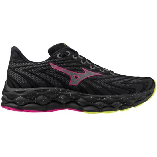 MIZUNO WAVE SKY 8-Black/Silver/Pink Tetra