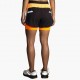 BROOKS Run Visible 4 2in1 Short 2.0donna- Black/Ecru/Fluoro Flash