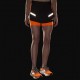 BROOKS Run Visible 4 2in1 Short 2.0donna- Black/Ecru/Fluoro Flash