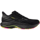 MIZUNO WAVE RIDER 28-Black/Silver/SunnyLime