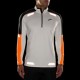 BROOKS Run Visible 1/2 Zip 2.0- Ecru/Fluoro Flash/Black