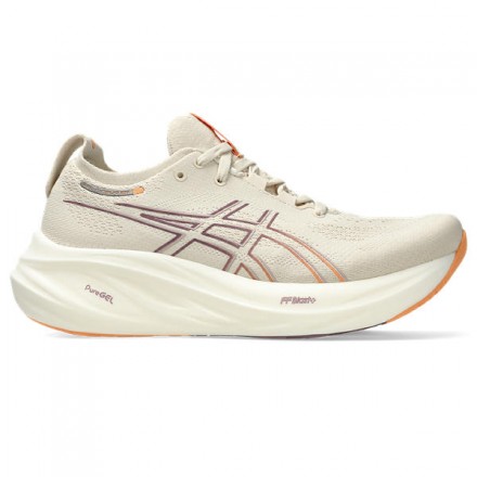 ASICS GEL-NIMBUS 26 -OATMEAL/FADED ORANGE