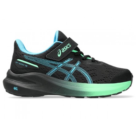 ASICS GT 1000 13 PS-BLACK/DIGITAL AQUA