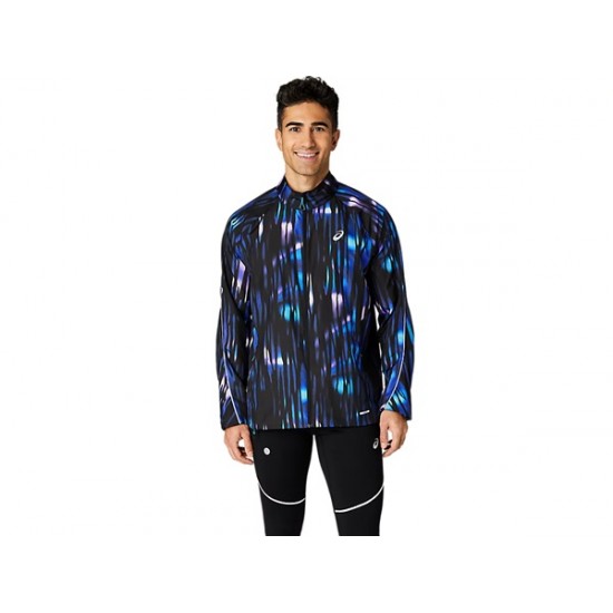 ASICS ROAD LITE-SHOW PACKABLE JACKET-Blue Expanse