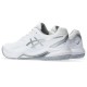 ASICS Gel Dedicate 8 Padel donna-White/Pure Silver