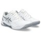 ASICS Gel Dedicate 8 Padel donna-White/Pure Silver