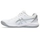 ASICS Gel Dedicate 8 Padel donna-White/Pure Silver