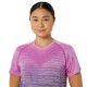 ASICS SEAMLESS SS TOP-Bold Magenta/Blue Expanse