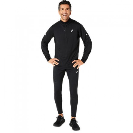 ASICS ROAD WINTER 1/2 ZIP MID LAYER-Performance Black