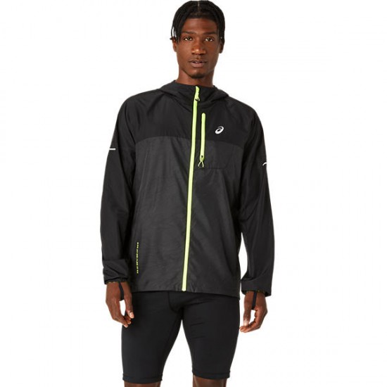 ASICS FUJITRAIL PACKABLE JACKET- Performance Black/Performance Black