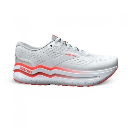 BROOKS GHOST MAX 2 donna-White/Hot Coral