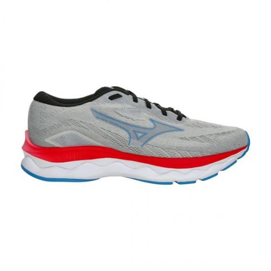 MIZUNO WAVE SERENE-Nimbus Cloud/Blue Pace/Ignition Red