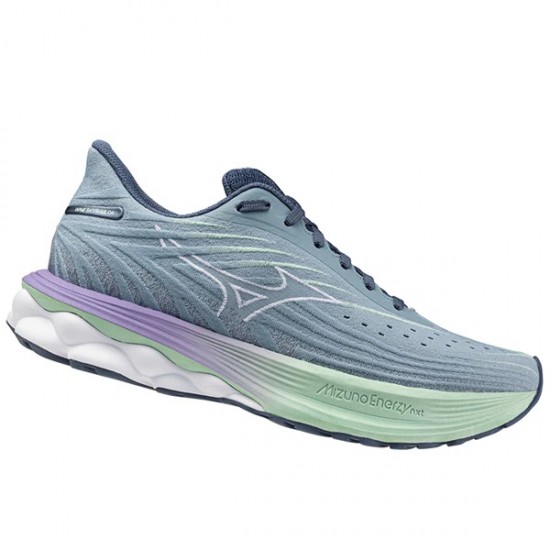 MIZUNO WAVE SKYRISE 6 donna-Citadel/White/Bay