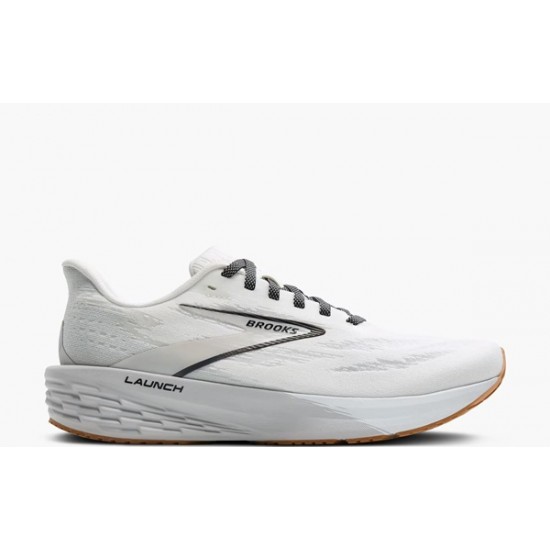 BROOKS LAUNCH 11-White/Grey/Black