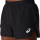 ASICS CORE SPLIT SHORT PERFORMANCE BLACK